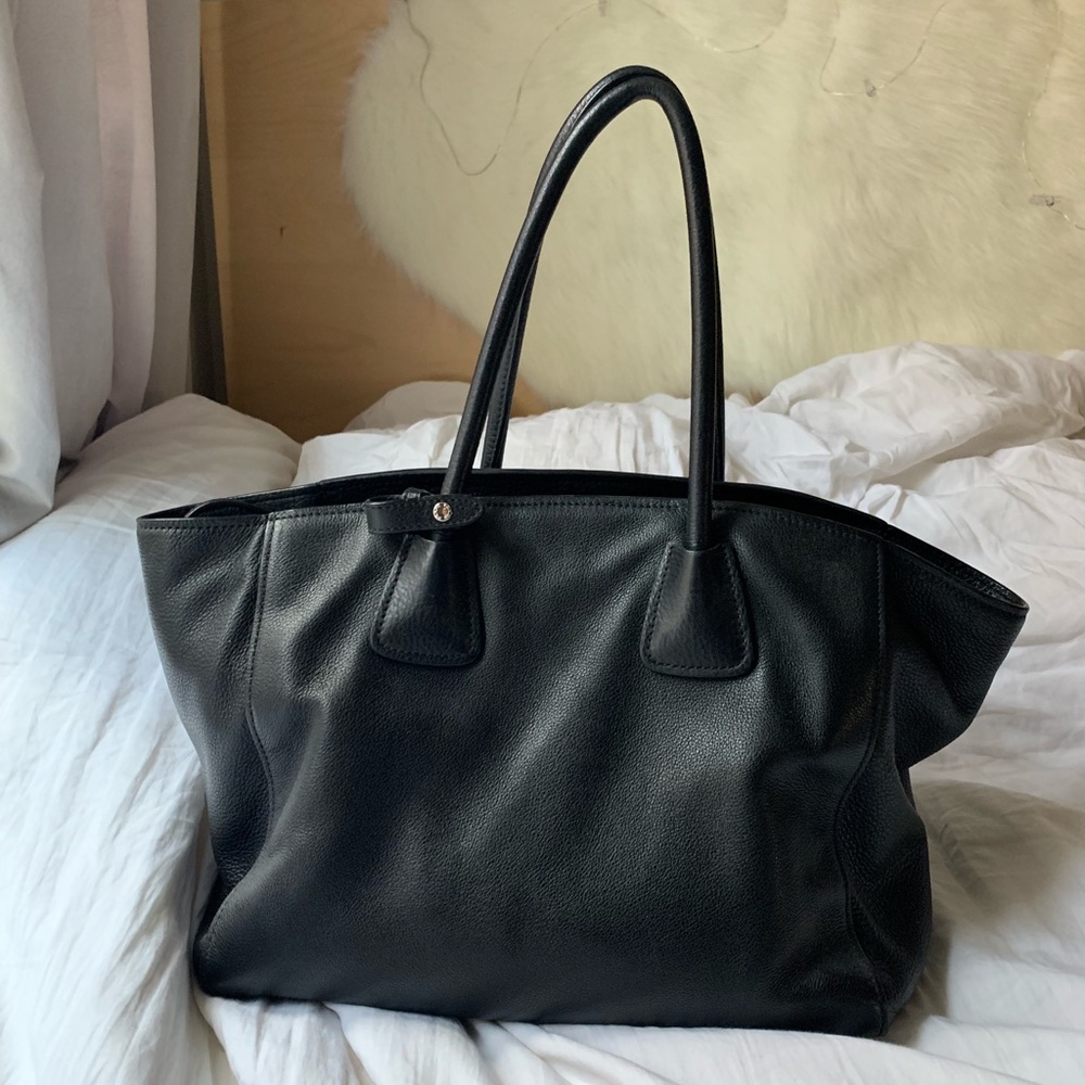 Classic Black & Silver Prada Purse - Picture 4 of 5